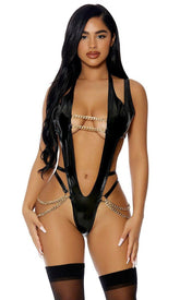 Black Sneaky Link Teddy Areous