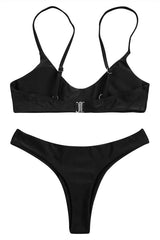 Brazilian Push Up Thong Bikini Set Areous