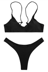 Brazilian Push Up Thong Bikini Set Areous