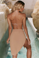 Clear Waters Sarong in Toffee Areous
