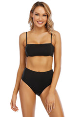 Crisscross High Waist Bikini Set Areous