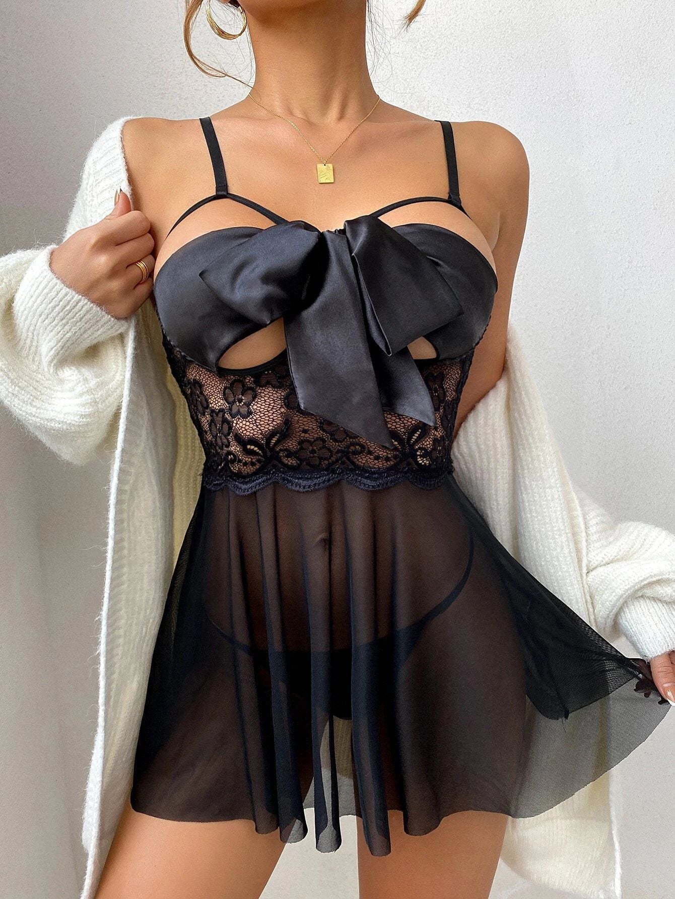 Gauze Ultra Thin Transparent Pajamas Areous