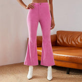 High Waist Flare Leg Pants