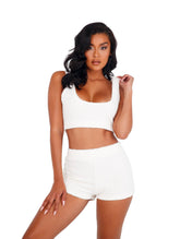 LI412 - 2pc Cozy & Comfy Fuzzy Short Set Areous