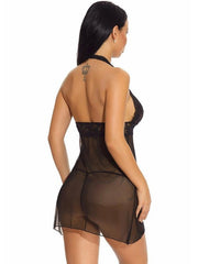 Lace Casual Nightdress Areous