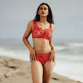 Lace Grommet-accent 2-Piece Bikini Areous