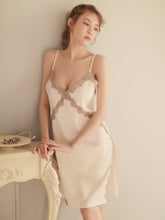 Lace Slit Pajama Set Areous