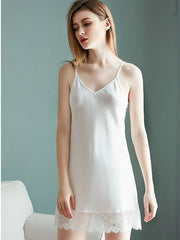 Lace Stitching Perspective Seductive Pajamas Areous