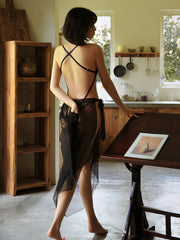 Lace Suspender Bodysuit Areous