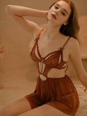 Lingerie With Strip Support For Passion And Flirtation Areous