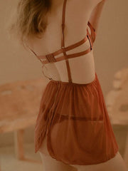 Lingerie With Strip Support For Passion And Flirtation Areous