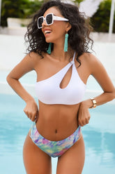 One-Shoulder Howllow Bikini Areous