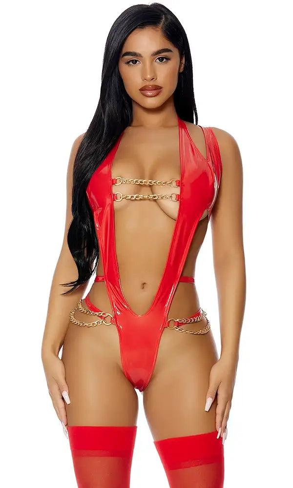 Red Sneaky Link Teddy Areous