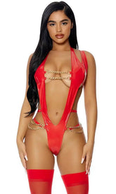 Red Sneaky Link Teddy Areous