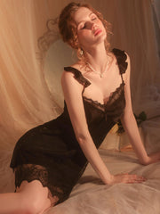 Ruffled Sweet Lace Pajamas Areous