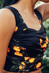 Tangerine Printed Bikini Set Areous