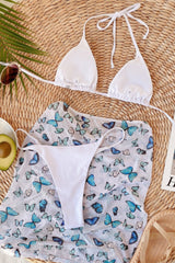 Three-Piece Drawstring Bikini Areous