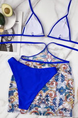 Three-Piece Print Bikini Areous
