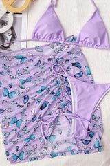 Three-Piece Print Bikini Areous