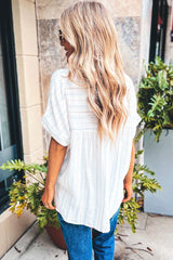 Print Loose Fit Short Sleeve Top