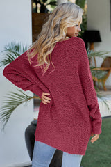 Red Winter Break Knit Tunic Sweater