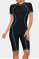 Seam Contoured Zip Front Wetsuit