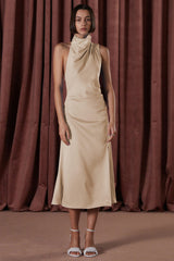 Robbia Satin Midi Dress