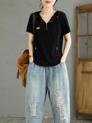 Just My Size Denim Natural Waist Bottom Pant