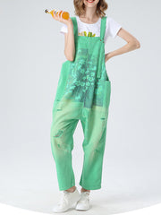 Right Into Your Heart Cotton Overalls