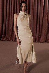 Robbia Satin Midi Dress