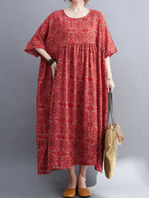 Room For You Printed Smock Dress