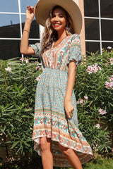 Bohemian Vibes Apricot Dress