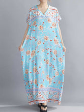 Never Look Back Floral Printed Kaftan Dress