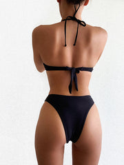 Black 2pc Swimwear Areous