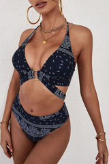 Black Cashews Bikini Set Areous
