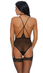 Black Vixen Strappy Intimate Teddy Areous