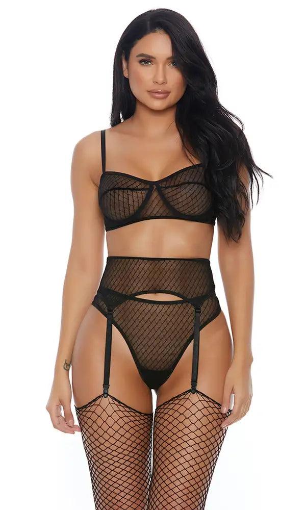 Black Vixen Two Piece Intimate Set Areous