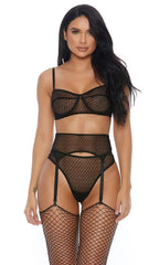 Black Vixen Two Piece Intimate Set Areous