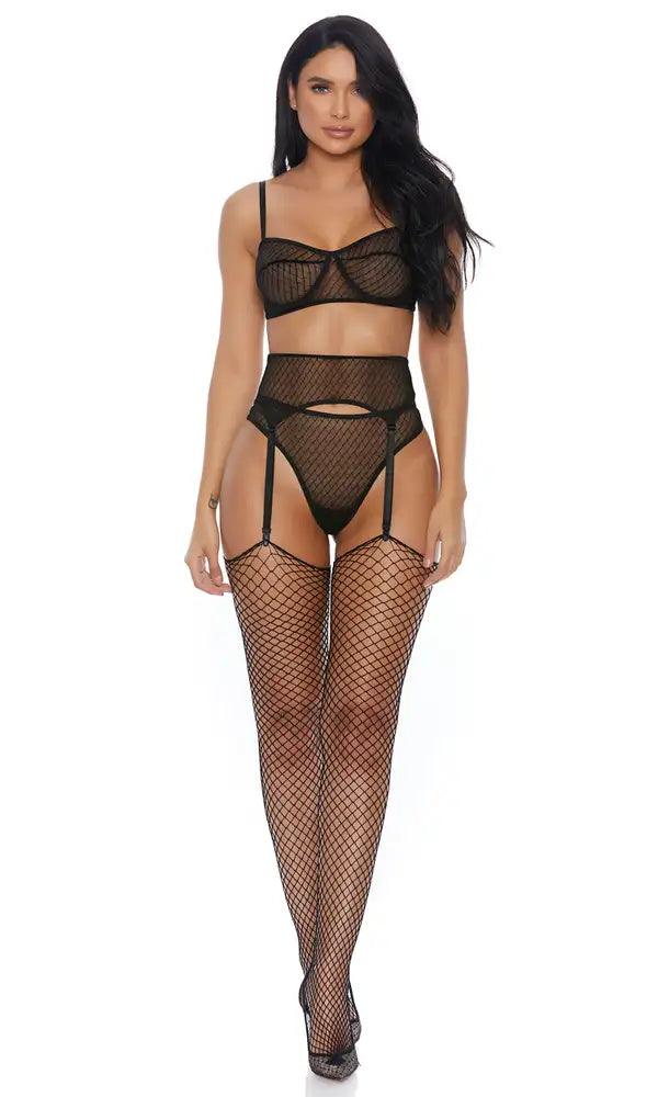 Black Vixen Two Piece Intimate Set Areous