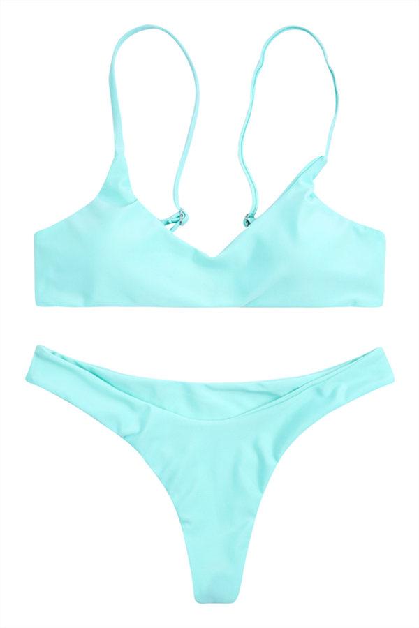 Brazilian Push Up Thong Bikini Set Areous