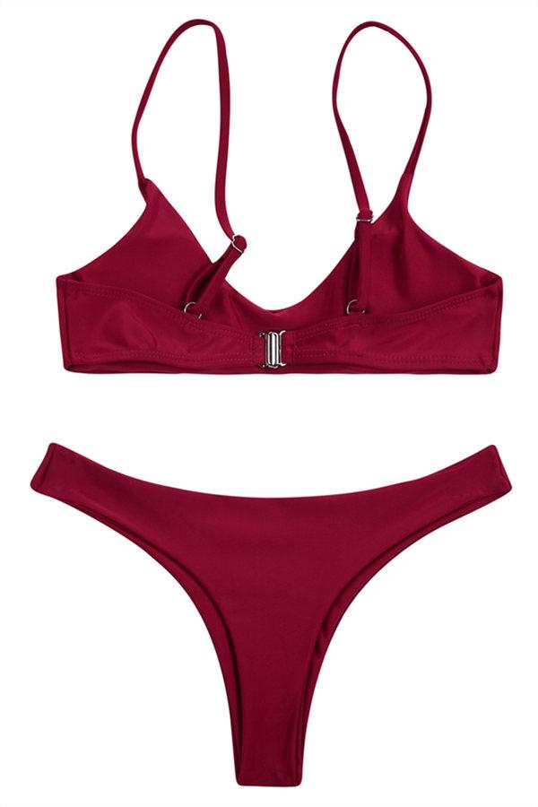 Brazilian Push Up Thong Bikini Set Areous