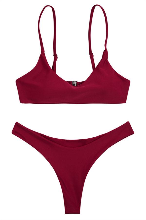 Brazilian Push Up Thong Bikini Set Areous