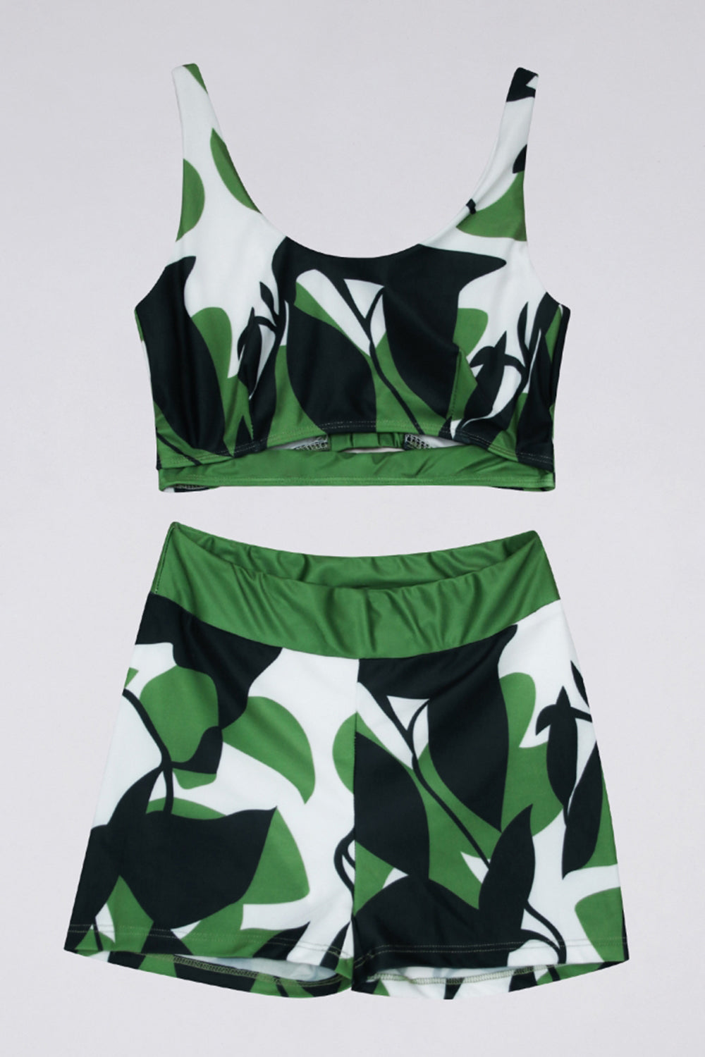 Camouflage Print Halter Bikini Areous