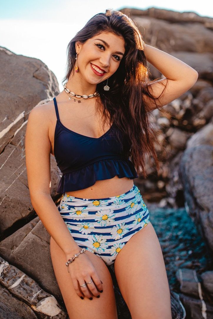 Coastal Daisy Bikini Set Areous