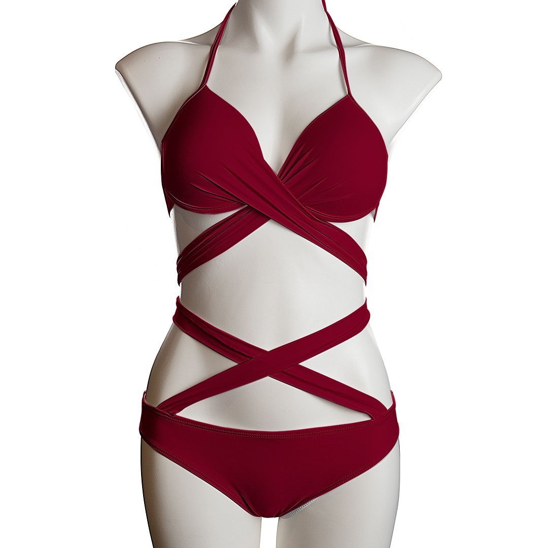 Crisscross Push-up Bikini Areous