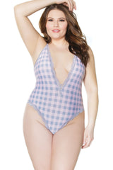 Deep V Teddy | Plus Size Areous