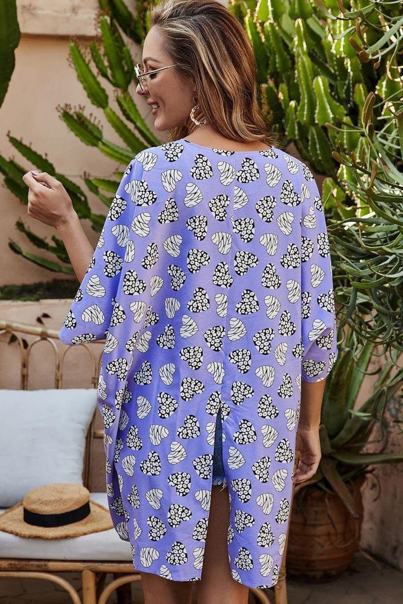 Floral Split Bandage Cover Up Areous