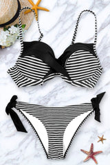 Gabriela Striped Bikini Set Areous