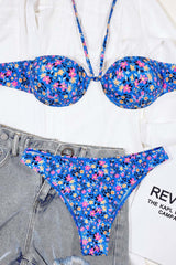 Halter Floral Bikini Areous