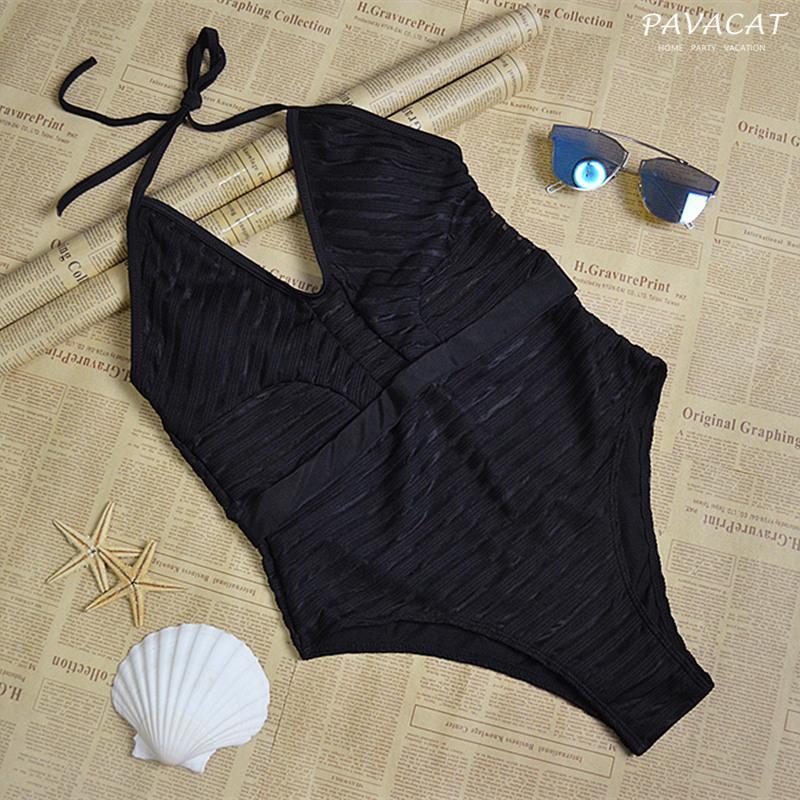 Hollow Out Sexy Printed One-Piece Swimsuit Areous